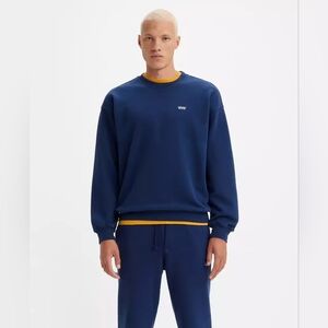 Levis Goldtab Crewneck Sweatshirt Medieval Blue Size XS